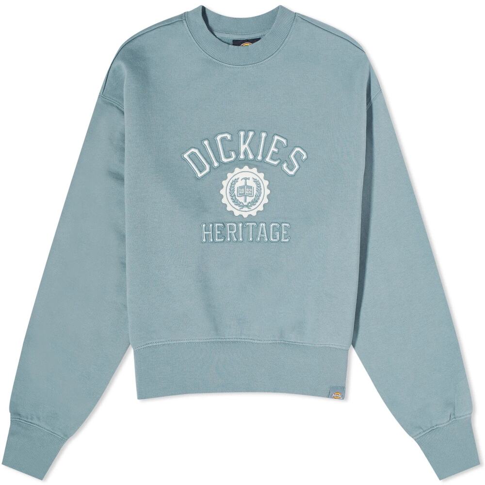 DICKIES Oxford Womens Blue Crewneck Sweatshirt Women’s Size Medium